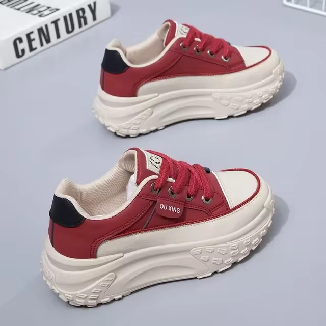 Women's Casual Chunky Sneakers - Stylish Platform Trainers for Everyday Comfort