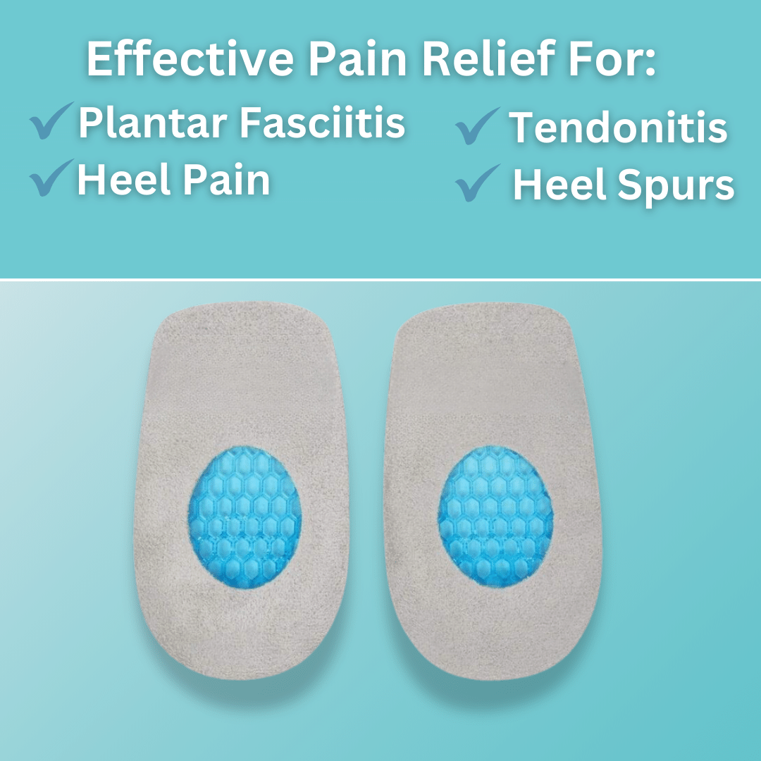 VilyVital Gel Heel Cups - Ultimate Comfort and Pain Relief for Your Feet