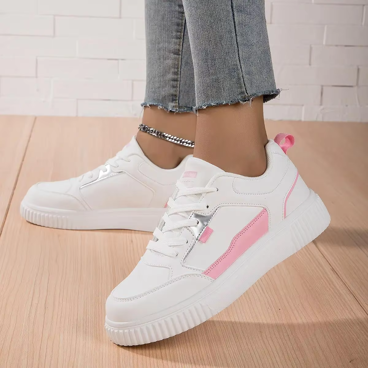 White Sneakers for Women - Stylish and Comfortable Casual Shoes