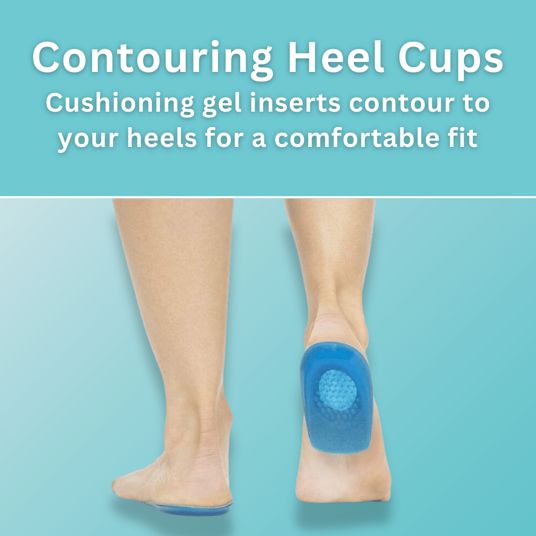 VilyVital Gel Heel Cups - Ultimate Comfort and Pain Relief for Your Feet