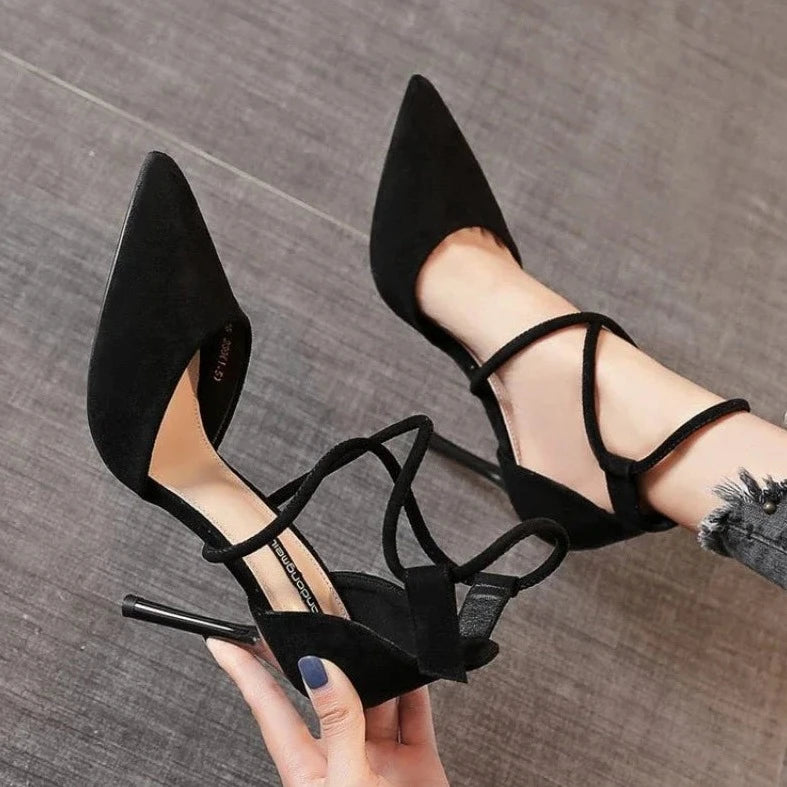 Women's Pointed Toe High Heel Pumps - Sexy Wedding Orthopaedic Heeled Shoes