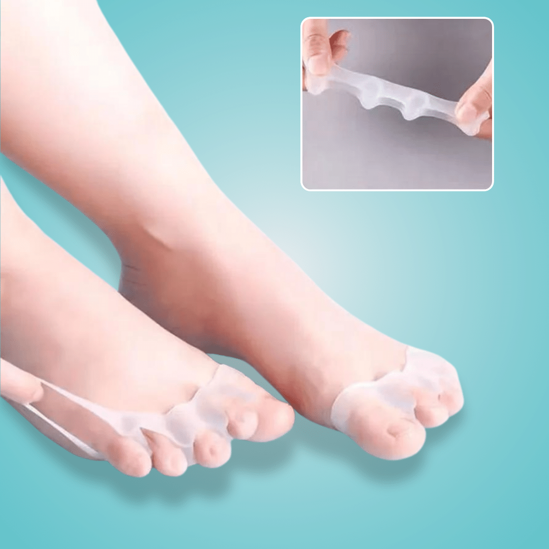 VilyVital 2Pcs Silicone Toe Separator for Correct Toe Alignment