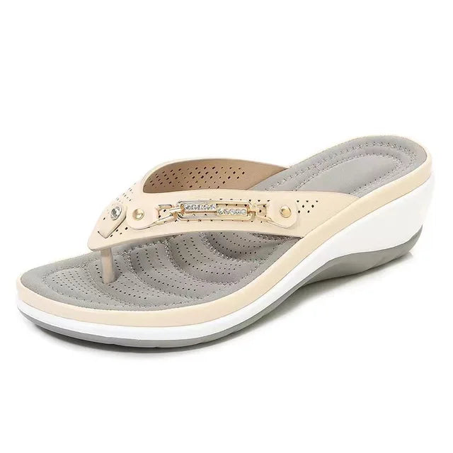 Orthopedic Women Casual Platform Slippers