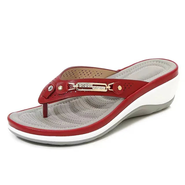 Orthopedic Women Casual Platform Slippers