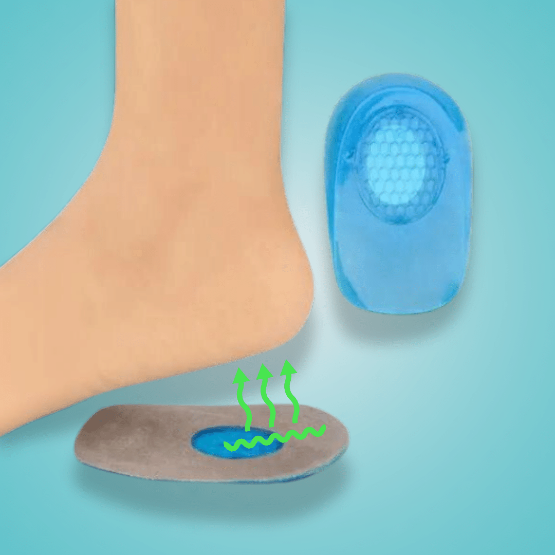 VilyVital Gel Heel Cups - Ultimate Comfort and Pain Relief for Your Feet