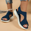 VilyVital™ - Cushion Walk Ladies Leather Open Toe Sandals